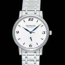 Thumbnail von Montblanc Star Classique 110589 - Star Automatic White Dial Stainless Steel Unisex Watch </h1>