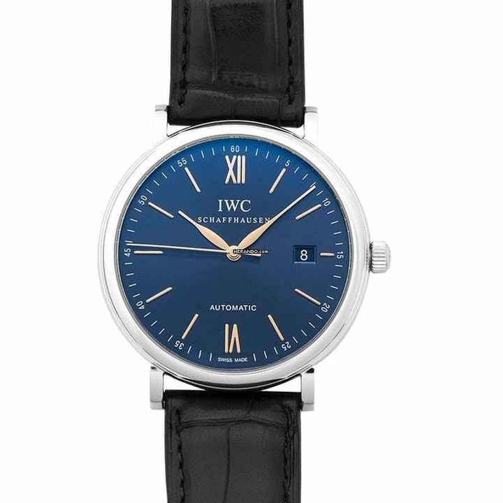  IWC Portofino Automatic IW356523 - Portofino Automatic Blue Dial Men's Watch </h1> 