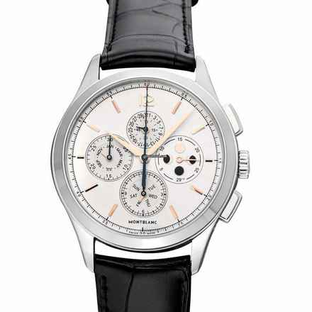  Montblanc Heritage Chronométrie 114875 - Heritage Chronometrie Automatic Silver-tone Dial Stainless Steel Men's Watch </h1> 