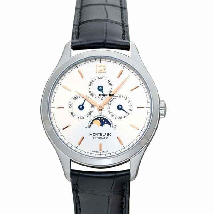  Montblanc Heritage Chronométrie 112534 - Heritage Chronometrie Automatic Silver-tone Dial Stainless Steel Men's Watch </h1> 
