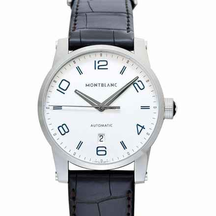  Montblanc Timewalker 110338 - TimeWalker Automatic Silver Dial Stainless Steel Men's Watch </h1> 