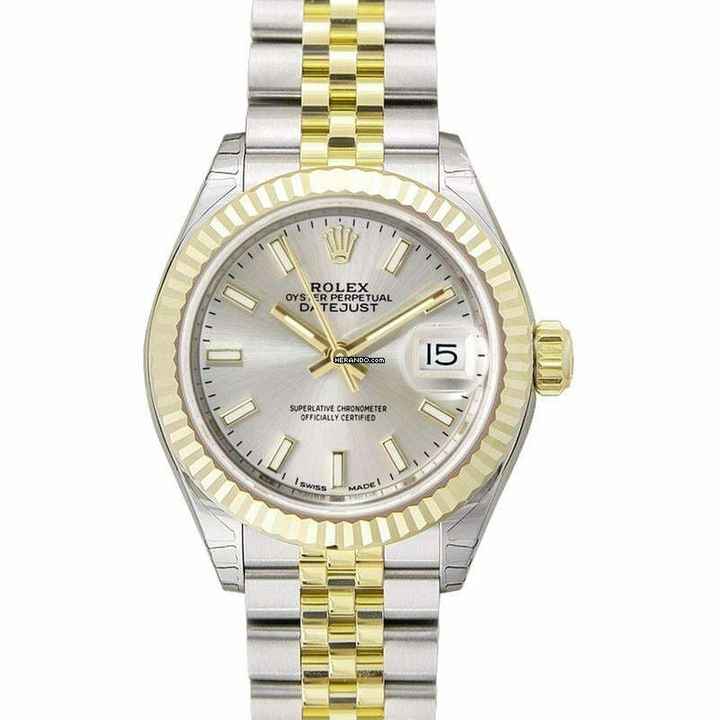 Rolex Lady-Datejust 279173 - Lady Datejust Automatic Silver Dial Stainless Steel and Yellow Gold Ladies Watch </h1> 