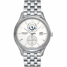 Thumbnail von Montblanc Heritage Chronométrie 112648 - Heritage Chronometerie Automatic Silver Dial Stainless Steel Men's Watch </h1>