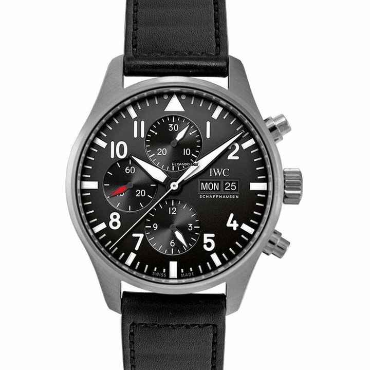  IWC Fliegeruhr Chronograph IW377709 - Pilot's Watch Chronograph Automatic Black Dial Unisex Watch </h1> 