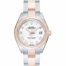 Thumbnail von Rolex Lady-Datejust 279161 - Lady-Datejust 28 Rolesor Rose Domed / Oyster / White Roman </h1>