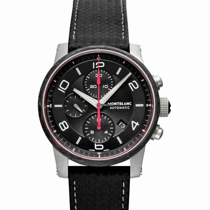 Montblanc Timewalker 114881 - TimeWalker Automatic Black Dial Stainless Steel Men's Watch </h1> 