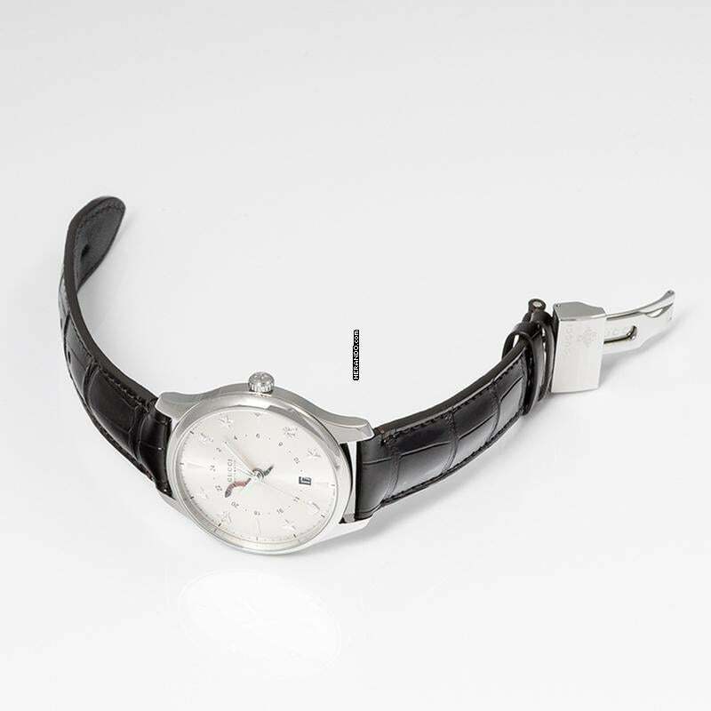 Thumbnail von Gucci G-Timeless YA126332 - G-Timeless Automatic Silver Dial Stainless Steel Men's Watch </h1>