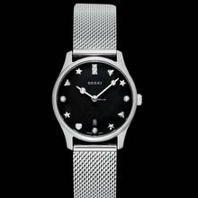Thumbnail von Gucci G-Timeless YA1265001 - G-Timeless Quartz Black Dial Stainless Steel Ladies Watch </h1>