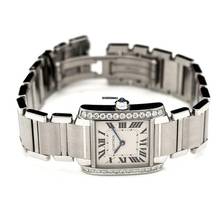 Thumbnail von Cartier Tank Française W4TA0009 - Tank Francaise 30.40 mm Quartz Silver Dial Stainless Steel Diamonds Ladies Watc </h1>