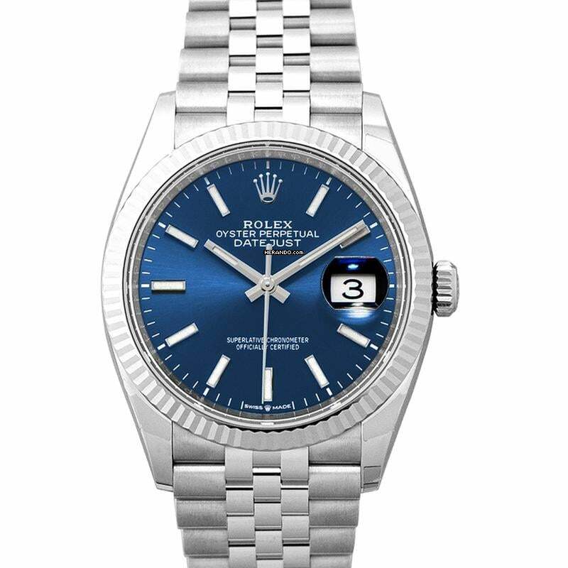 Rolex Datejust 36 126234-0017 - Datejust 36 Automatic Blue Dial Stainless Steel Unisex Watch </h1>
