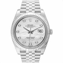 Thumbnail von Rolex Datejust 41 126334 - Datejust 41 Stainless Steel Fluted / Jubilee / MOP Diamond </h1>