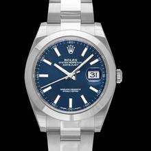 Thumbnail von Rolex Datejust 41 126300 - Datejust 41 Stainless Steel Smooth / Oyster / Blue </h1>