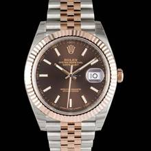 Thumbnail von Rolex Datejust 41 126331 - Datejust 41 Rolesor Everose Fluted / Jubilee / Chocolate </h1>