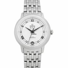 Thumbnail von Omega De Ville Prestige 424.10.33.20.52.002 - De Ville Prestige Co-Axial 32.7 mm Silver Dial Diamonds Ladies Watch </h1>