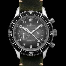 Thumbnail von Zenith 11.2240.405/21.C773 - Cronometro Tipo CP-2 Flyback Aged Steel / Slate </h1>