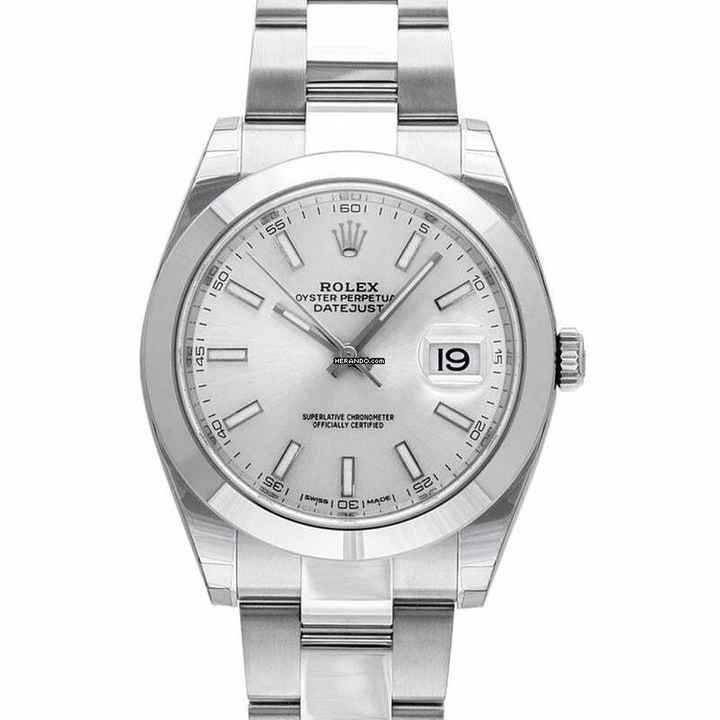  Rolex Datejust 41 126300 - Datejust 41 Silver/Steel 41mm Oyster </h1> 