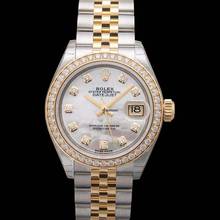 Thumbnail von Rolex Lady-Datejust 279383RBR - Lady Datejust Automatic White mother-of-pearl set with diamonds Dial Stainless </h1>