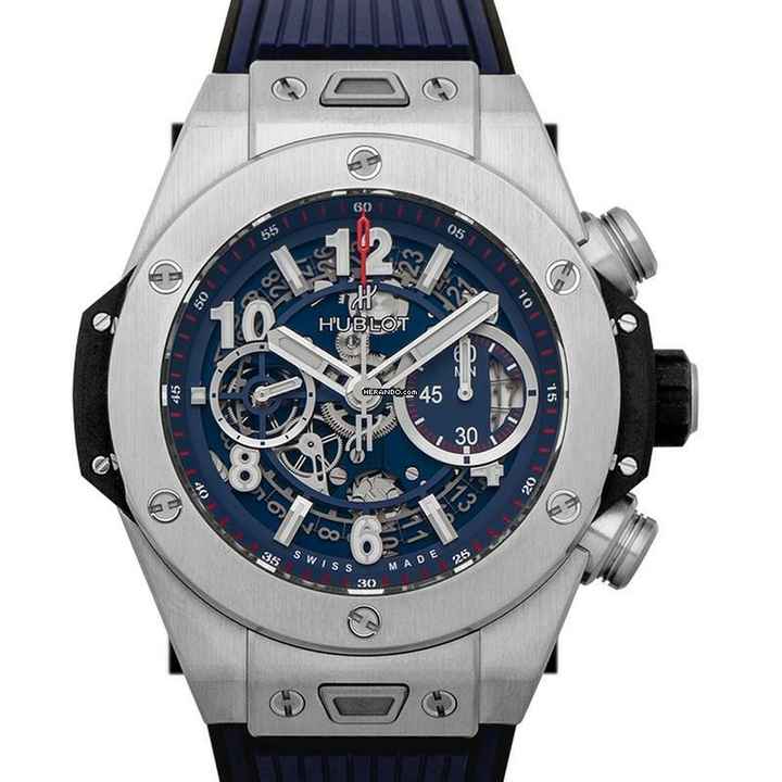  Hublot Big Bang 411.NX.5179.RX - Big Bang Automatic Blue Dial Titanium Men's Watch </h1> 