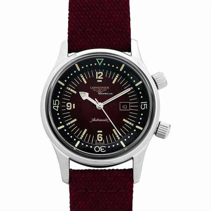  Longines HydroConquest l33744402 - HydroConquest Automatic Red Dial Stainless Steel Ladies Watch </h1> 