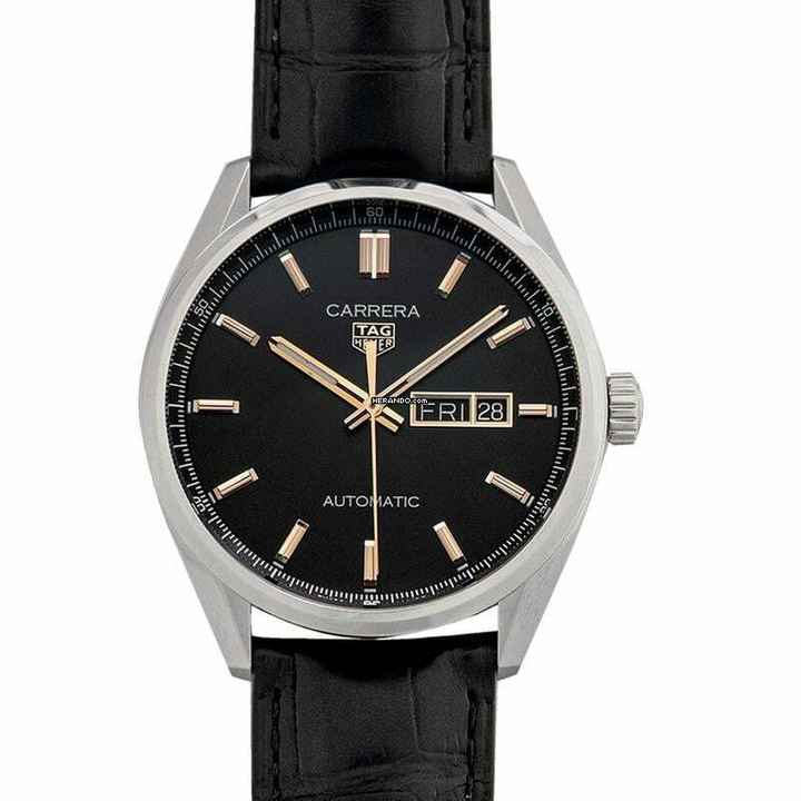  TAG Heuer Carrera WBN2013.FC6503 - Carrera Automatic Black Dial Stainless Steel Men's Watch </h1> 