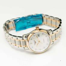 Thumbnail von Longines Master Collection L22575897 - Master Collection Automatic White Dial Diamond Ladies Watch </h1>