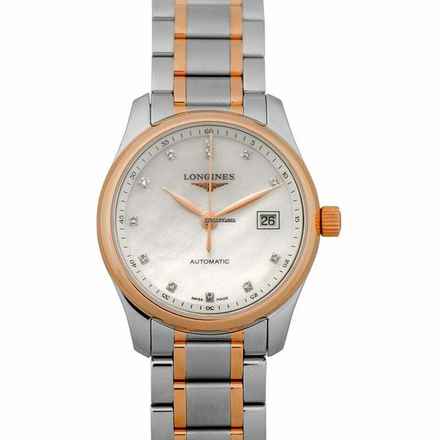  Longines Master Collection L22575897 - Master Collection Automatic White Dial Diamond Ladies Watch </h1> 