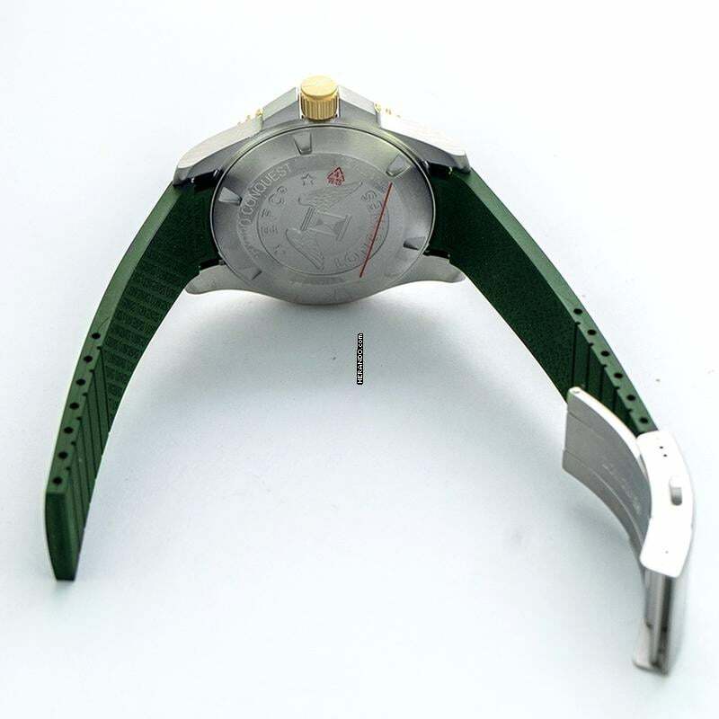 Thumbnail von Longines HydroConquest L37823069 - HydroConquest Automatic Green Dial Stainless Steel Men's Watch </h1>