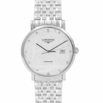  Longines Elegant L49104776 - The Longines Elegant Collection Automatic Silver Dial Diamond Hour Marker Men' </h1> 