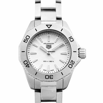  TAG Heuer Aquaracer Lady WBP1411.BA0622 - Aquaracer Quartz White Dial Stainless Steel Ladies Watch </h1> 