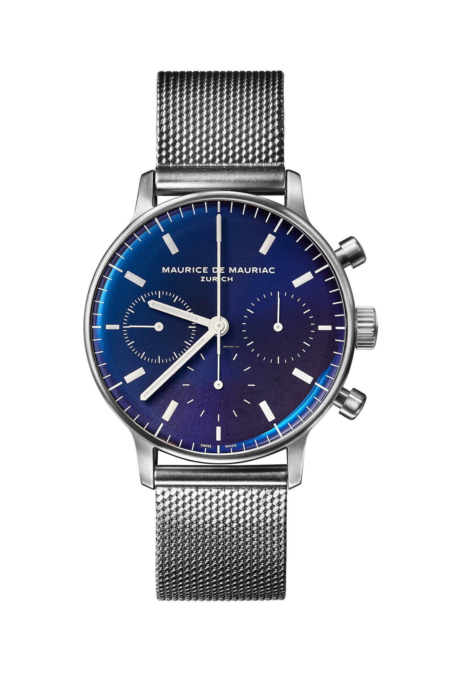 Maurice de Mauriac L3 MONOCHROME BLUE MILANESE