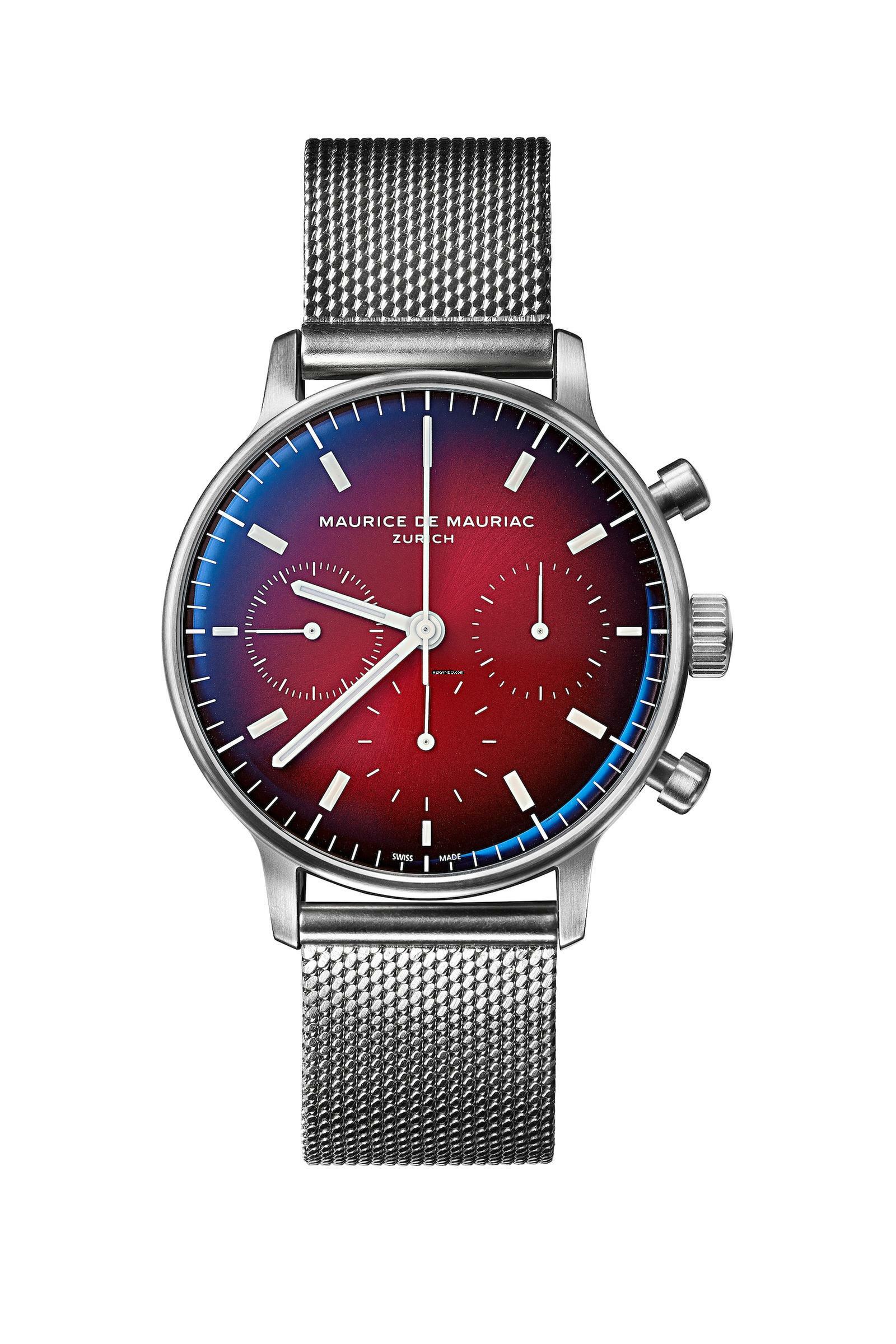 Maurice de Mauriac L3 SPHERIC RED MILANESE