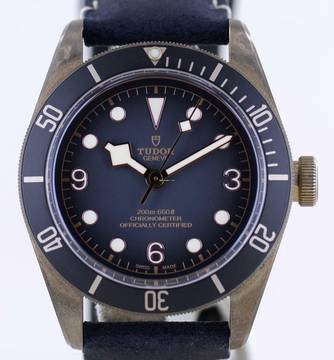  Tudor Black Bay Bronze grey Dial Top LC100 Cool 2019 B+P Lederband </h1> 