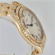 Thumbnail von Cartier COUGER 27mm 18K Yellow Gold Diamond Watch </h1>