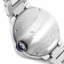Thumbnail von Cartier Ballon Bleu 28mm Quartz Steel Diamond Watch </h1>