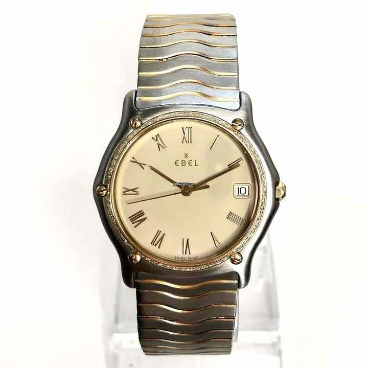  Ebel Wave Quartz 35mm 2 Tone Diamond Watch </h1> 