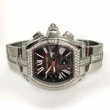 Thumbnail von Cartier Roadster Chronograph 2618 Automatic 42mm Steel ~2.5TCW Diamond Watch </h1>