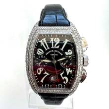 Thumbnail von Franck Muller Conquistador Chronograph Automatic 35mm Steel 5.2TCW Diamond Watch </h1>