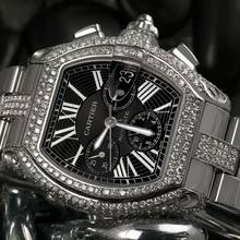 Thumbnail von Cartier Roadster 2618 Automatic 42mm Steel ~7TCW Diamond Watch </h1>