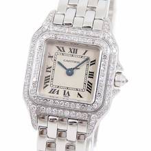 Thumbnail von Cartier Panthère Quartz 23mm 18K White Gold ~1TCW DIAMOND Watch </h1>