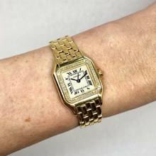 Thumbnail von Cartier Panthère 23mm 18K Yellow Gold ~0.4TCW DIAMOND Watch </h1>