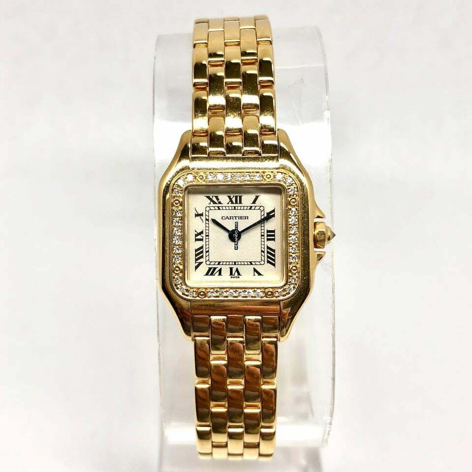  Cartier Panthère 23mm 18K Yellow Gold ~0.4TCW DIAMOND Watch </h1> 