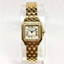 Thumbnail von Cartier Panthère 23mm 18K Yellow Gold ~0.4TCW DIAMOND Watch </h1>