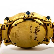 Thumbnail von Chopard Happy Sport Ref. 27/6149-23 18K Gelbgold Saphire Diamanten FC lose </h1>