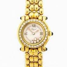 Thumbnail von Chopard Happy Sport Ref. 27/6149-23 18K Gelbgold Saphire Diamanten FC lose </h1>