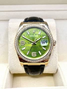  Rolex Datejust 36 Rare&special GREEN Diamond Dial all Original Factory Diamonds Box&Papers 