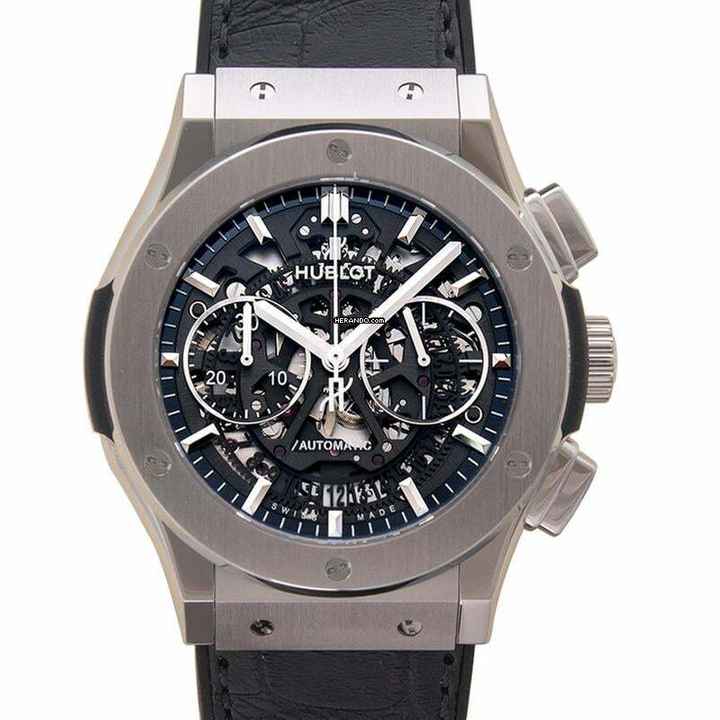  Hublot Classic Fusion Aerofusion 525.NX.0170.LR - Classic Fusion Aerofusion Titanium Automatic Skeleton Dial Men's Watch </h1> 