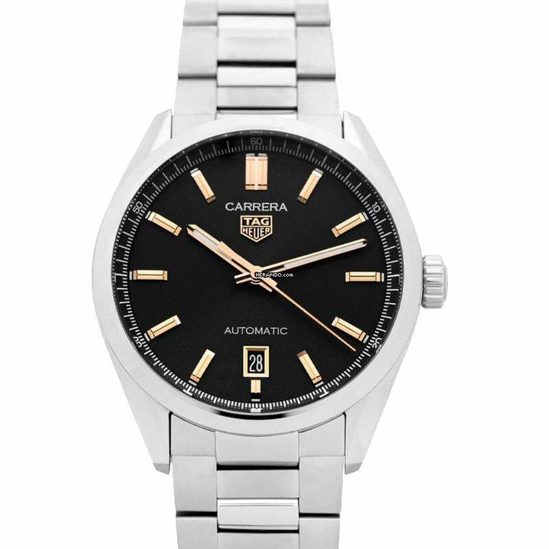 TAG Heuer Carrera WBN2113.BA0639 - Carrera Automatic Black Dial Stainless Steel Men's Watch </h1>