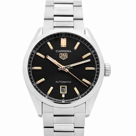  TAG Heuer Carrera WBN2113.BA0639 - Carrera Automatic Black Dial Stainless Steel Men's Watch </h1> 