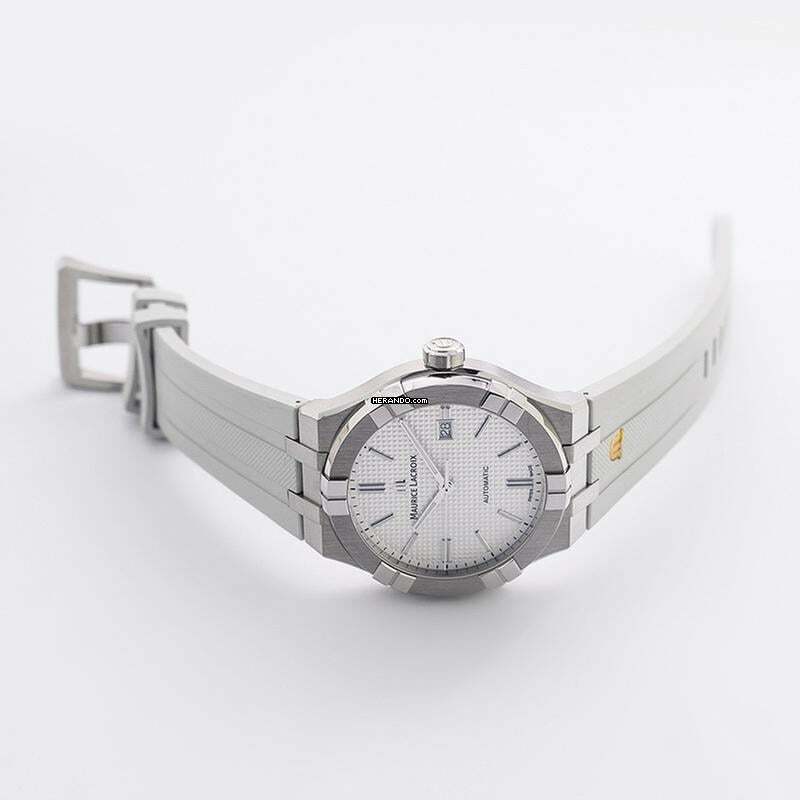 Thumbnail von Maurice Lacroix AIKON AI6008-SS000-130-2 - Aikon Automatic White Dial Stainless Steel Men's Watch </h1>