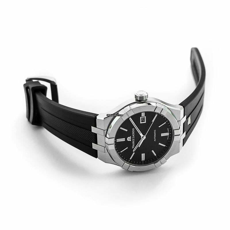 Thumbnail von Maurice Lacroix AIKON AI6008-SS000-330-2 - Aikon Automatic Black Dial Stainless Steel Men's Watch </h1>